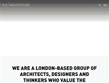 Tablet Screenshot of plparchitecture.com